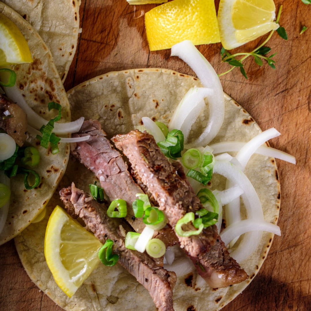 Steak Corn Tortilla Breakfast Wraps
