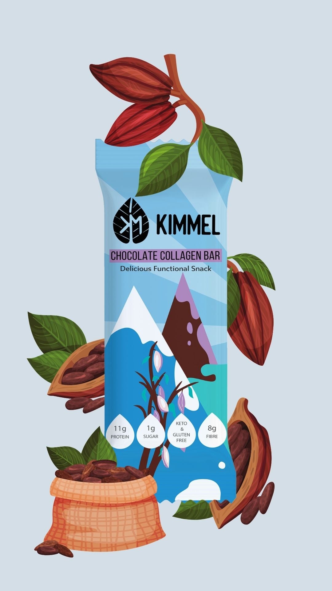 CHOCOLATE COLLAGEN PROTEIN BAR - kimmel.life