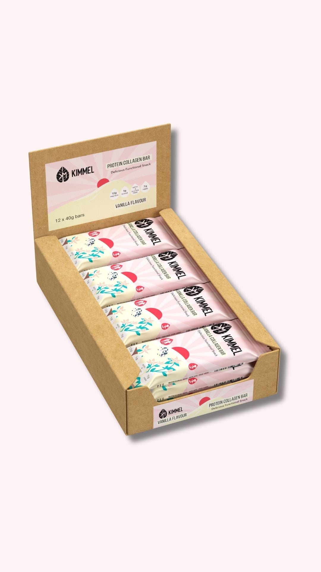 VANILLA COLLAGEN PROTEIN BAR - kimmel.life