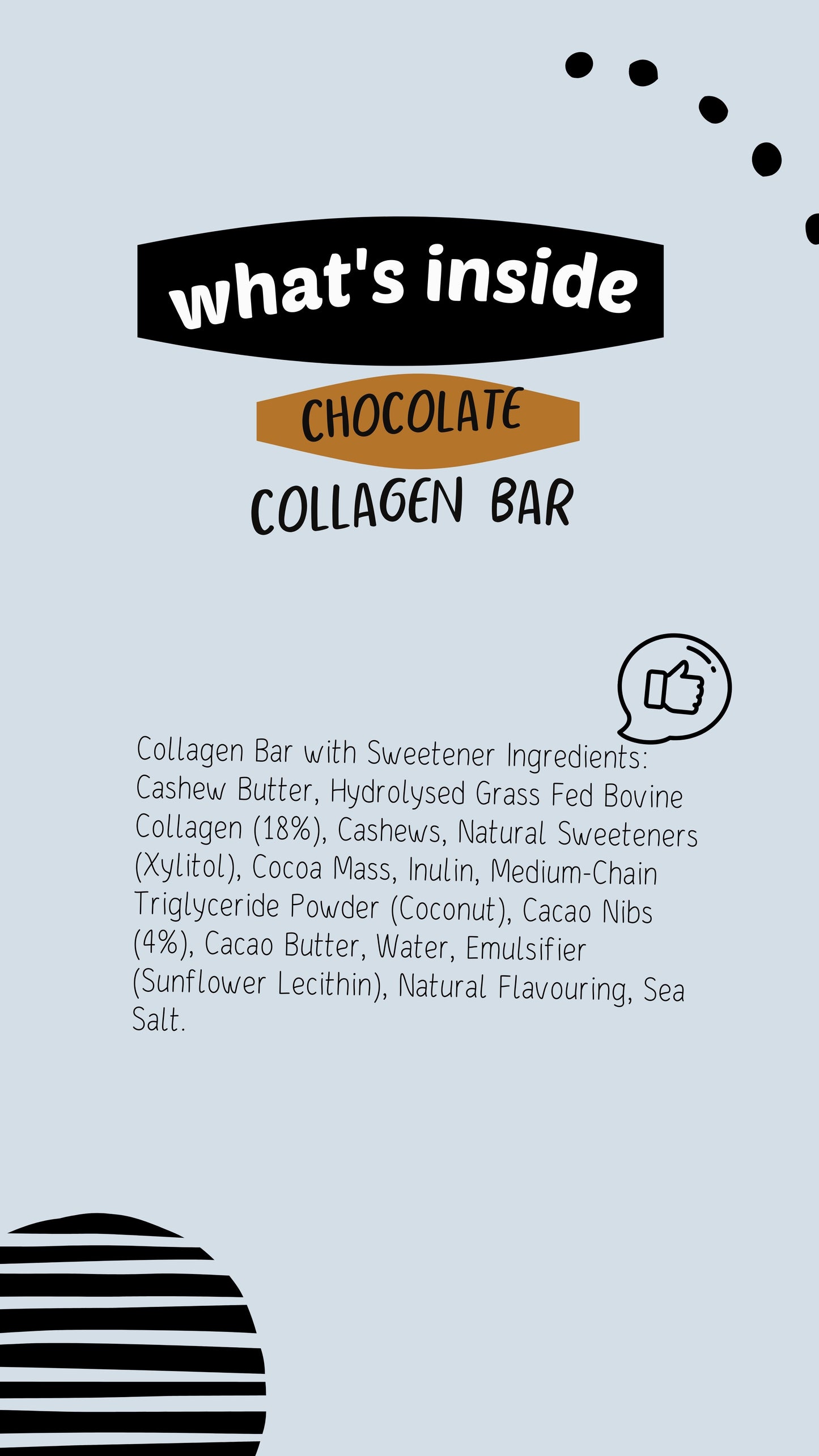 Chocolate Collagen Protein Bar | Gluten and Dairy Free Protein Bar