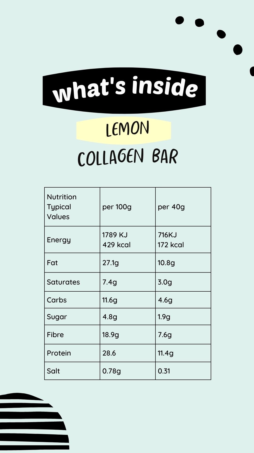 LEMON COLLAGEN PROTEIN BAR - kimmel.life