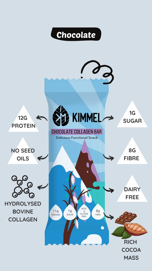 CHOCOLATE COLLAGEN PROTEIN BAR - kimmel.life