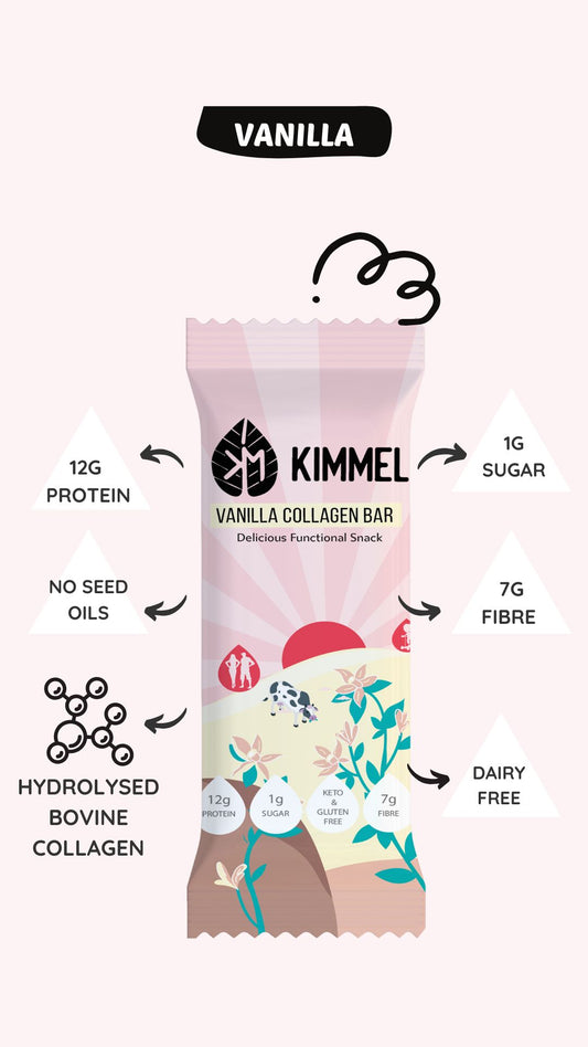 VANILLA COLLAGEN PROTEIN BAR - kimmel.life
