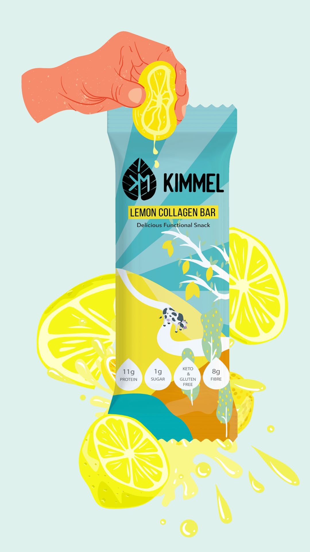 LEMON COLLAGEN PROTEIN BAR - kimmel.life